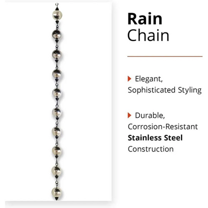 NACH - Stainless Steel Decor Chain/Rain Chain