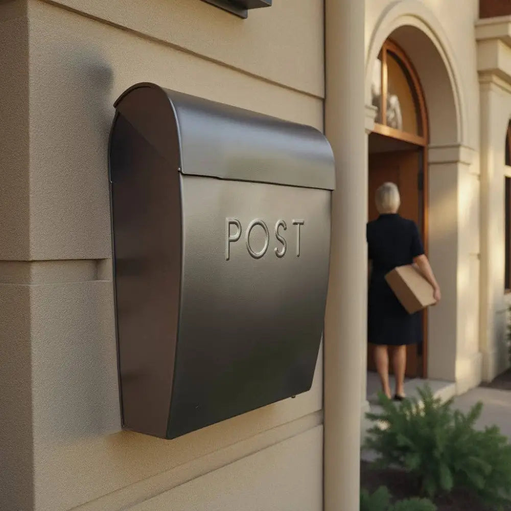 NACH - Sylvia Large Euro Mailbox Black
