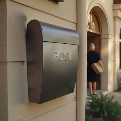 NACH - Sylvia Large Euro Mailbox Black