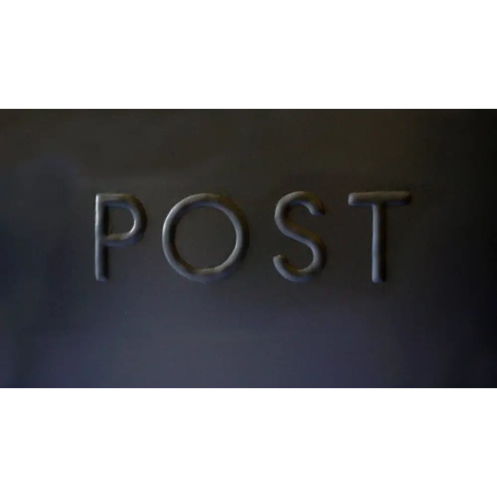 NACH - Sylvia Large Euro Mailbox Black