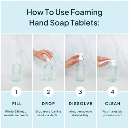 Unscented Foaming Hand Soap Tablet - PABOOM