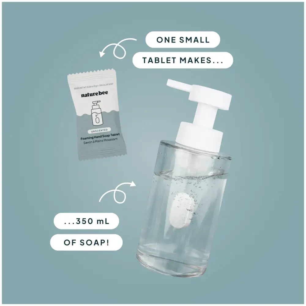 Unscented Foaming Hand Soap Tablet - PABOOM