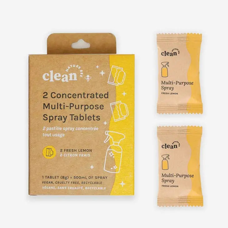 Fresh Lemon Multi-Purpose Cleaning Spray Tablets 2pk - PABOOM