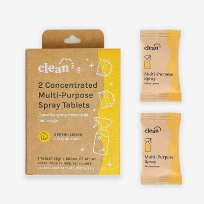 Fresh Lemon Multi-Purpose Cleaning Spray Tablets 2pk - PABOOM