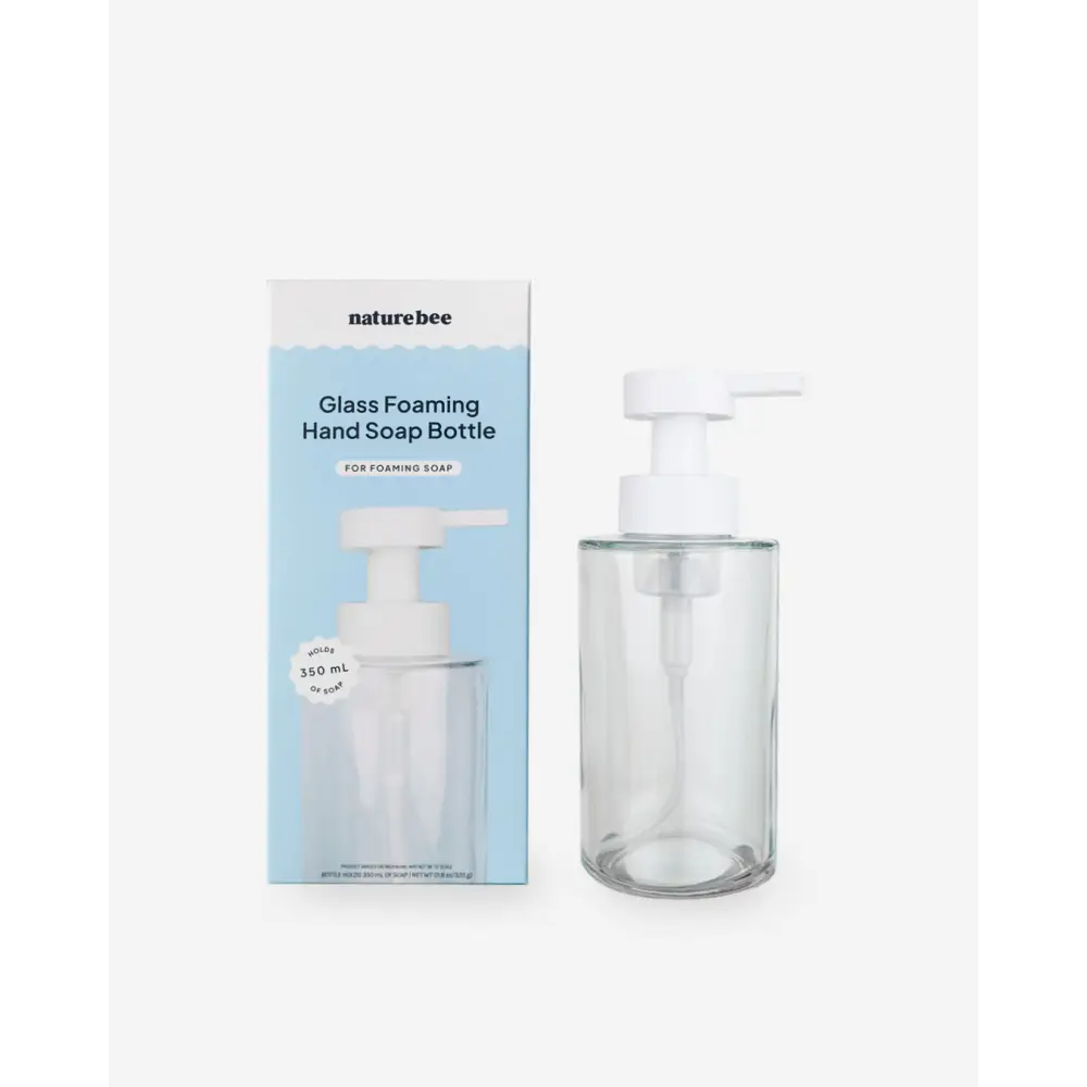 NATURE BEE - Glass Foaming Hand Soap Bottle
