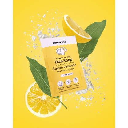 Powder to Gel Dish Soap - Lemon Sage