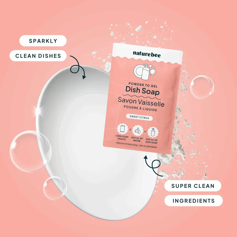 Powder to Gel Dish Soap