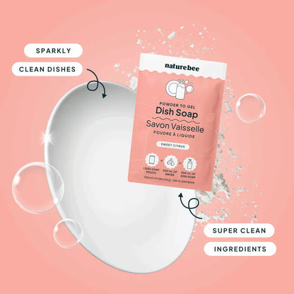 Powder to Gel Dish Soap