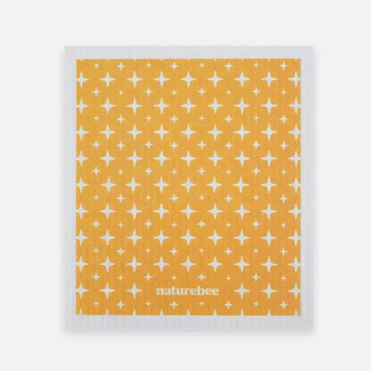 Sponge Cloth Orange Sparkles - PABOOM
