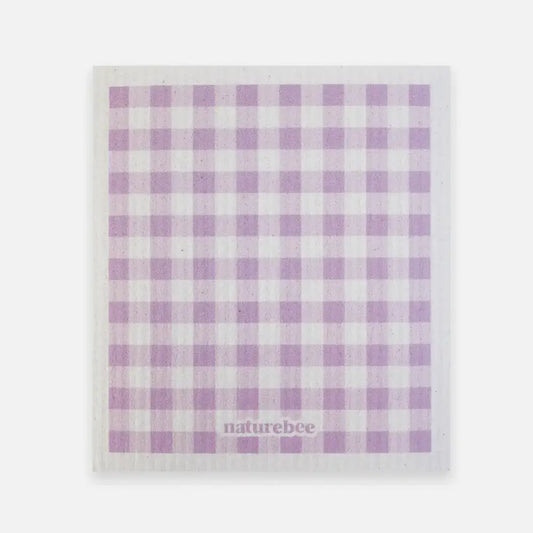 Sponge Cloth Plaid Purple - PABOOM