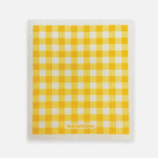Sponge Cloth Plaid Yellow - PABOOM