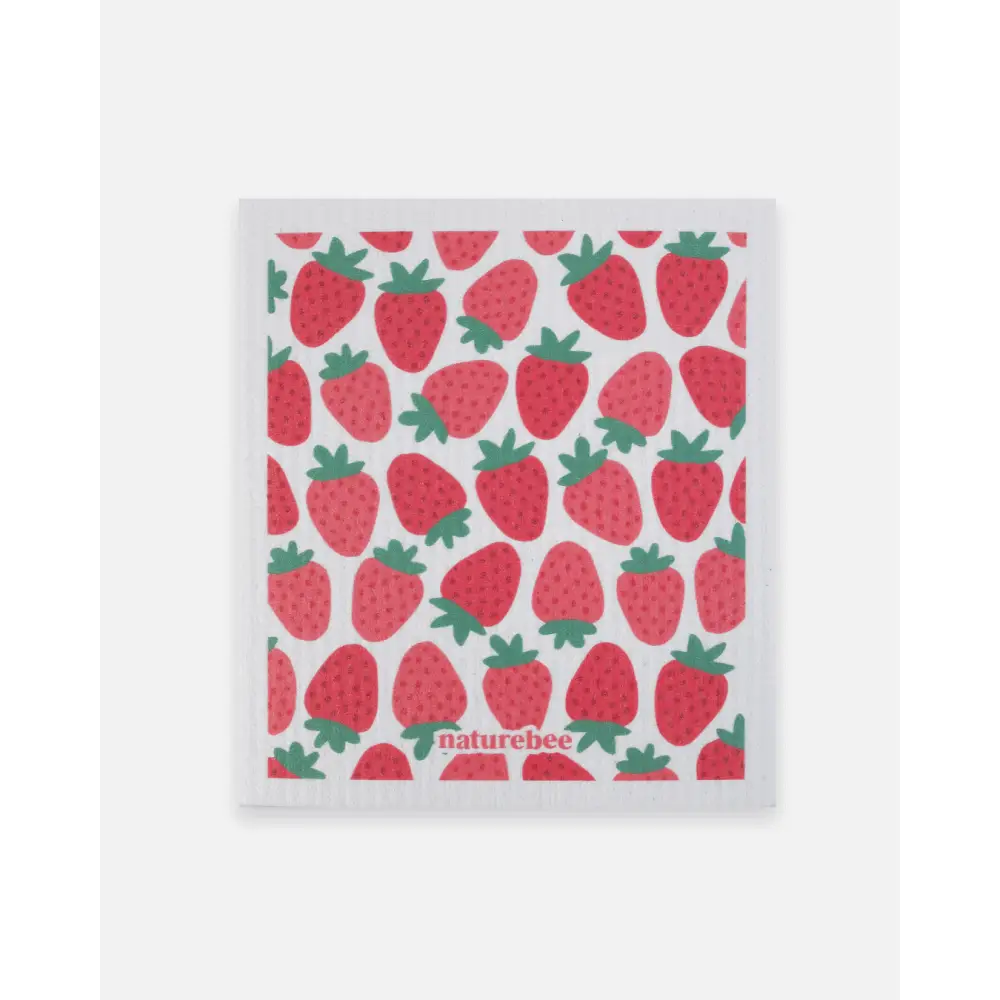 Sponge Cloth Strawberries