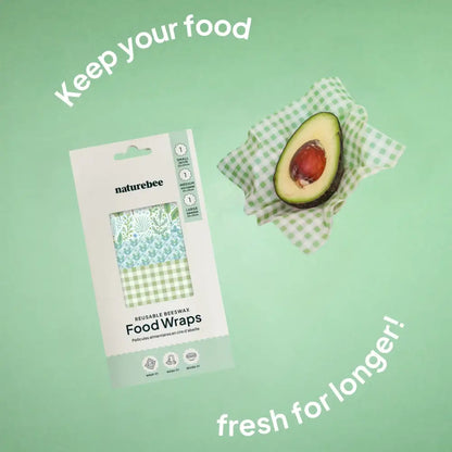 Wildflower Beeswax Wrap Variety Set Green - PABOOM