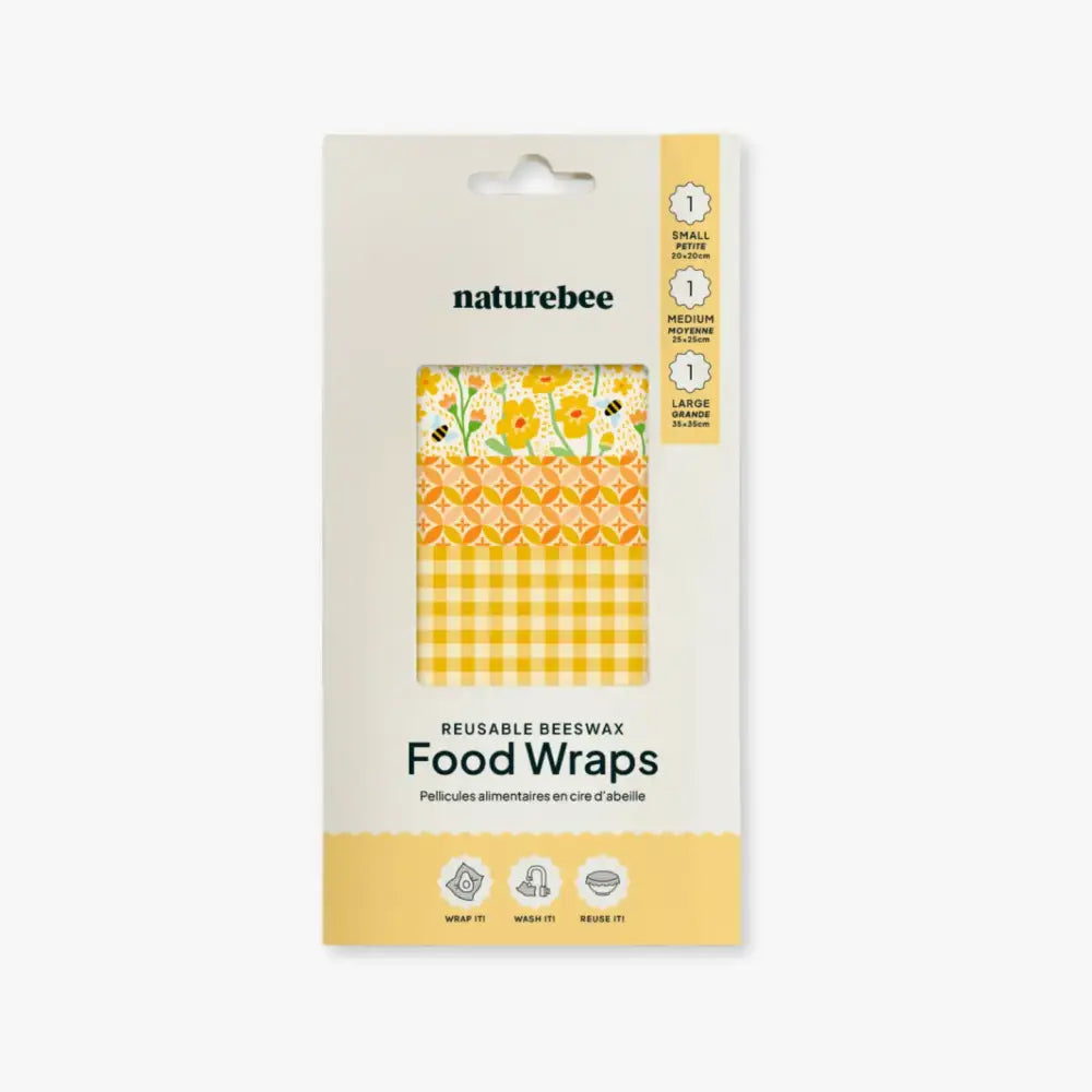 Wildflower Beeswax Wrap Variety Set Yellow - PABOOM