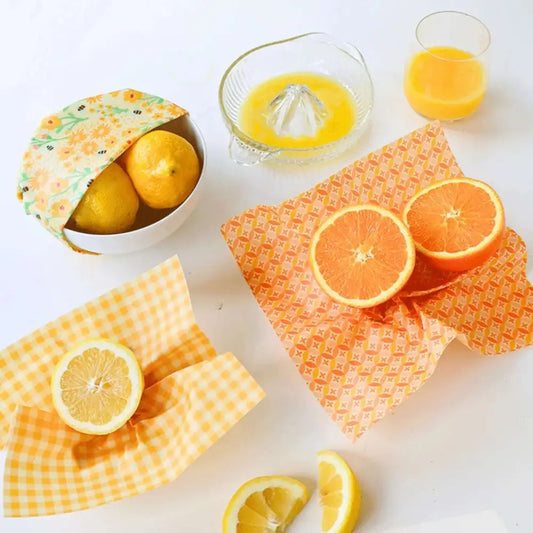 Wildflower Beeswax Wrap Variety Set - Yellow