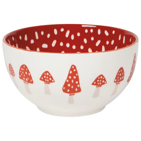Single red Toadstool bowl shown from above - PABOOM