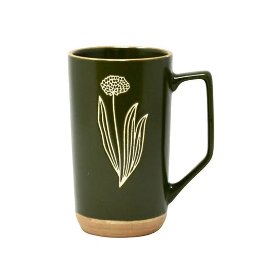 Nostalgia Imports - Conical Mug Green 15oz.