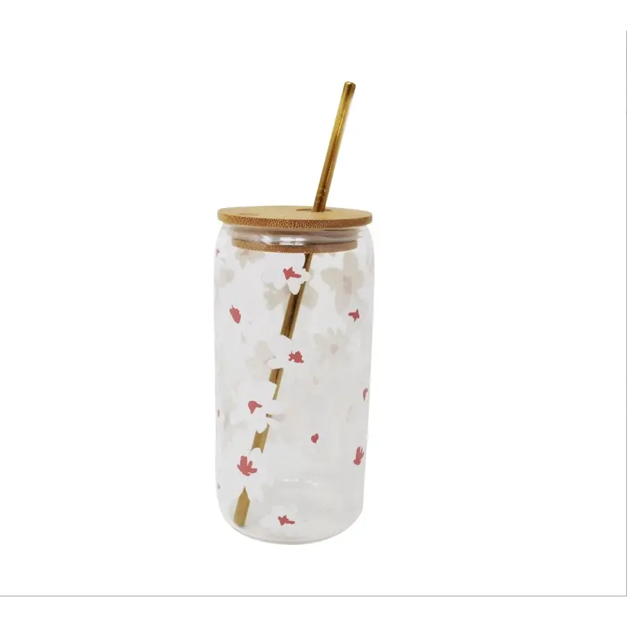 Nostalgia Imports - Daisies Tumbler With Lid + Straw