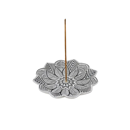 Lotus Incense Holder White - PABOOM