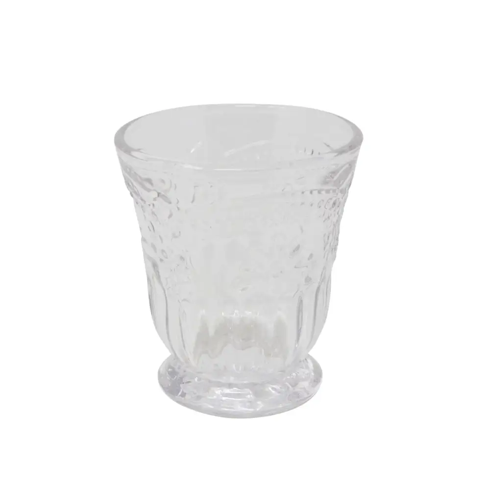 Patterned Clear Glass Tumbler - PABOOM