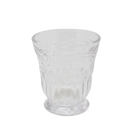 Patterned Clear Glass Tumbler - PABOOM