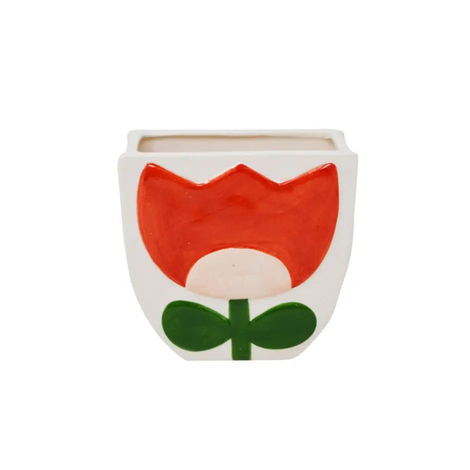 Red Tulip Vase - PABOOM