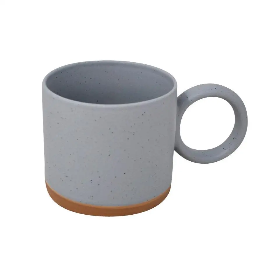 Round Mug with Handle Blue - PABOOM