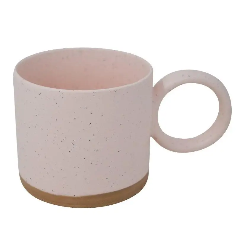 Round Mug with Handle Pink - PABOOM