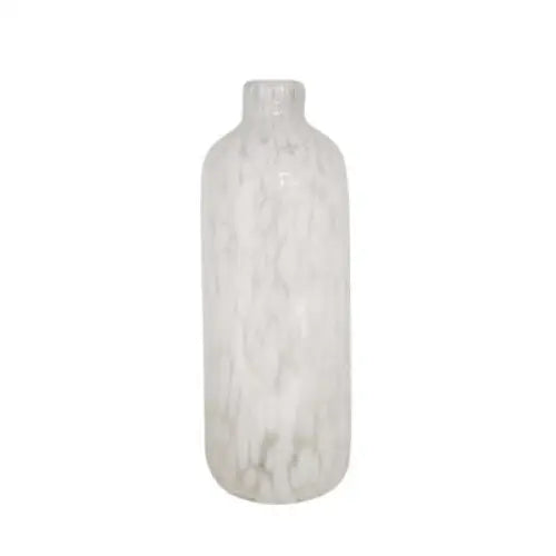 White Flecks Glass Vase - PABOOM