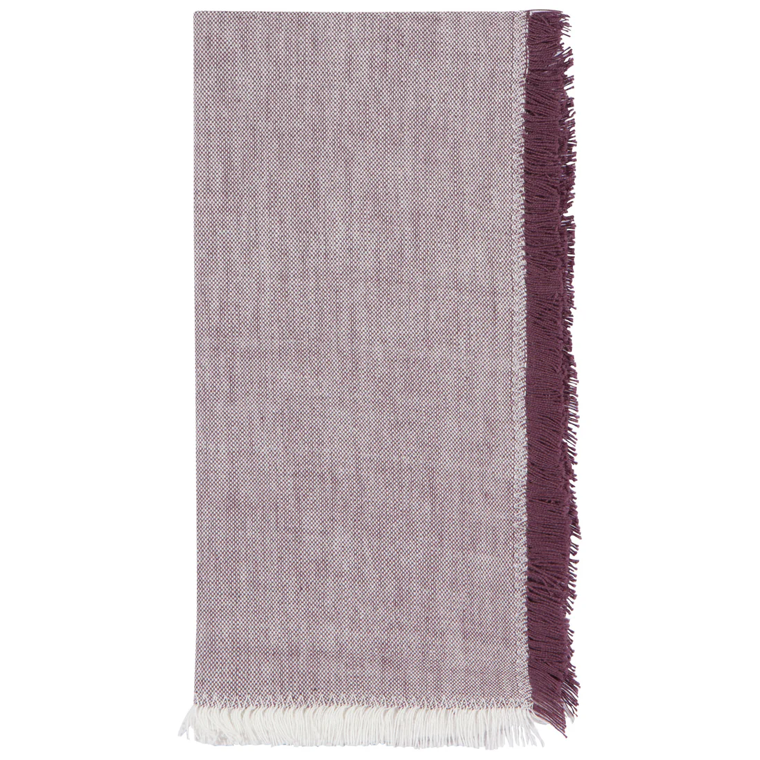 Ash Plum Chambray Napkins Set