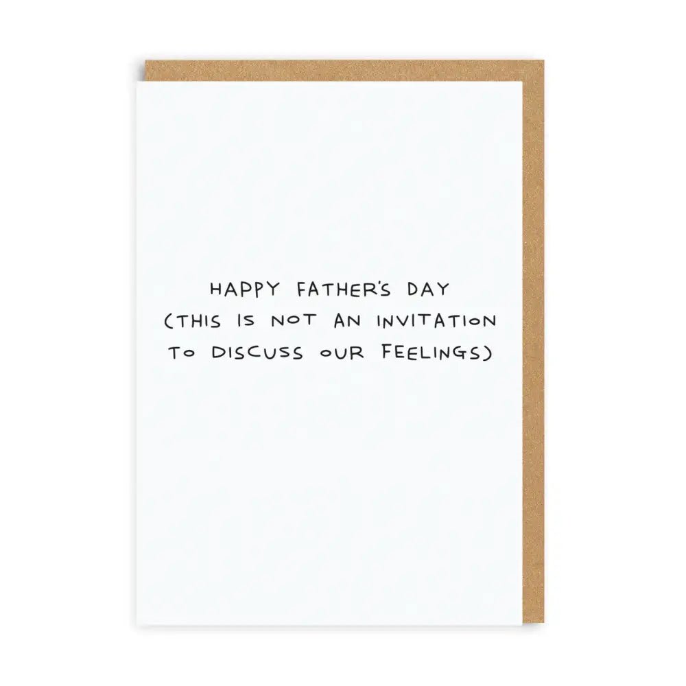 Dad Not An Invitation Card - PABOOM