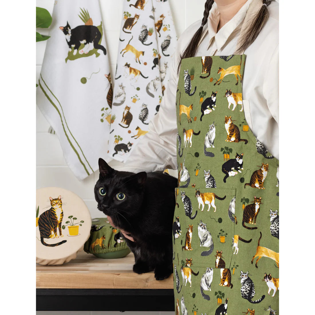 Cat Collective Baker's Floursack Dishtowels Set