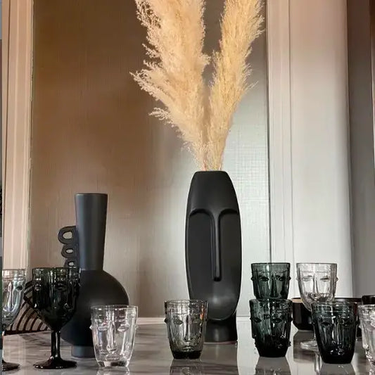 Faces Clear Glass Goblet - PABOOM