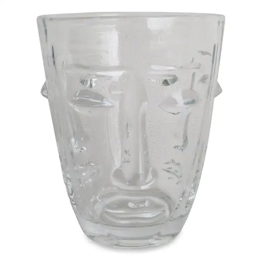 Faces Clear Glass Tumbler - PABOOM