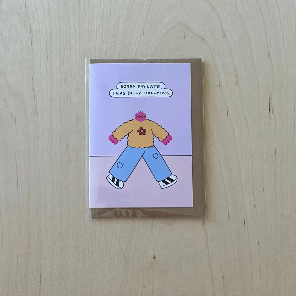 Orange Juice For Dinner - Dilly Dally Card