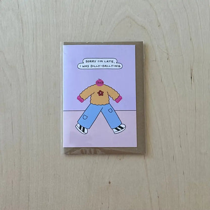 Orange Juice For Dinner - Dilly Dally Card