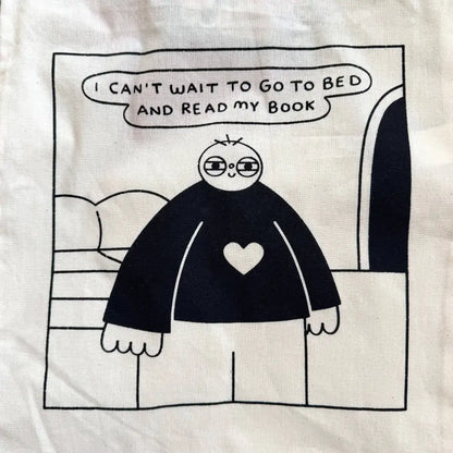 Orange Juice For Dinner - I Can’t Wait To Go Bed And Read My Book Tote Bag