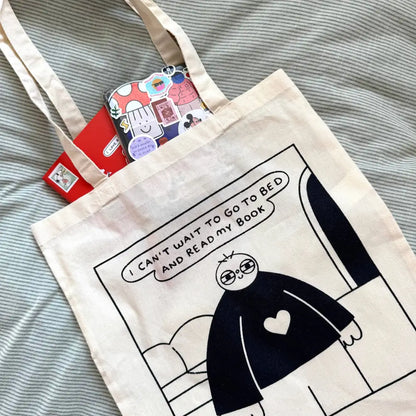 Orange Juice For Dinner - I Can’t Wait To Go Bed And Read My Book Tote Bag