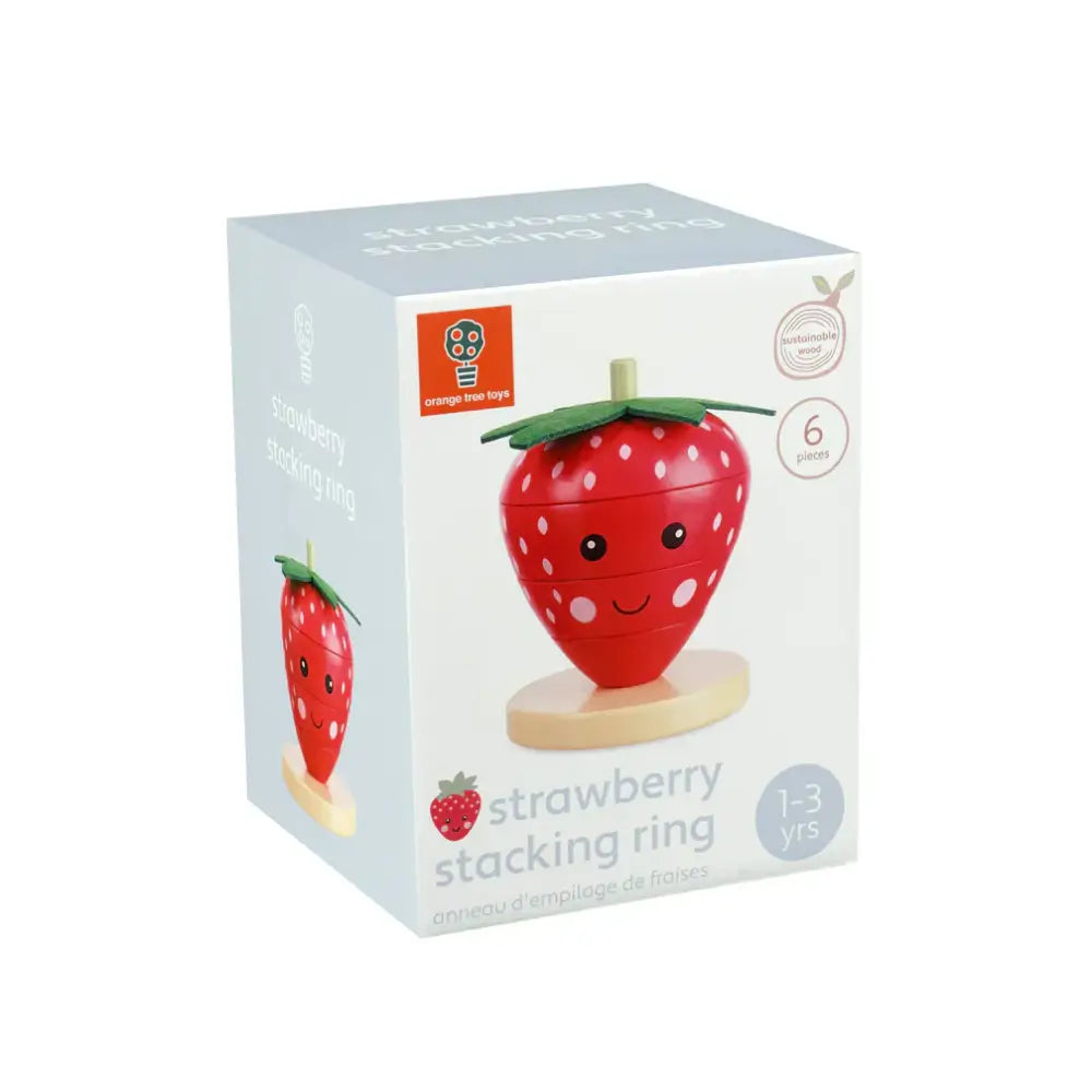Strawberry Stacking Ring - PABOOM