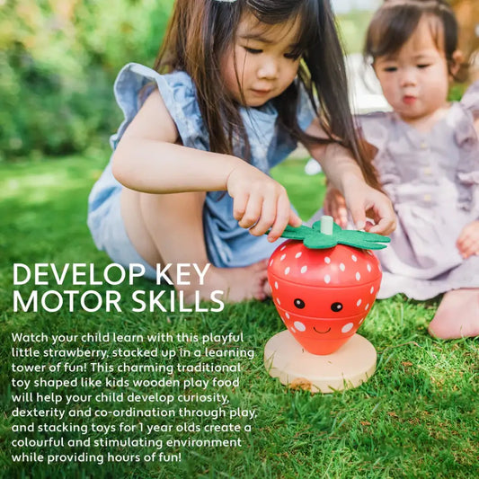 Strawberry Stacking Ring - PABOOM