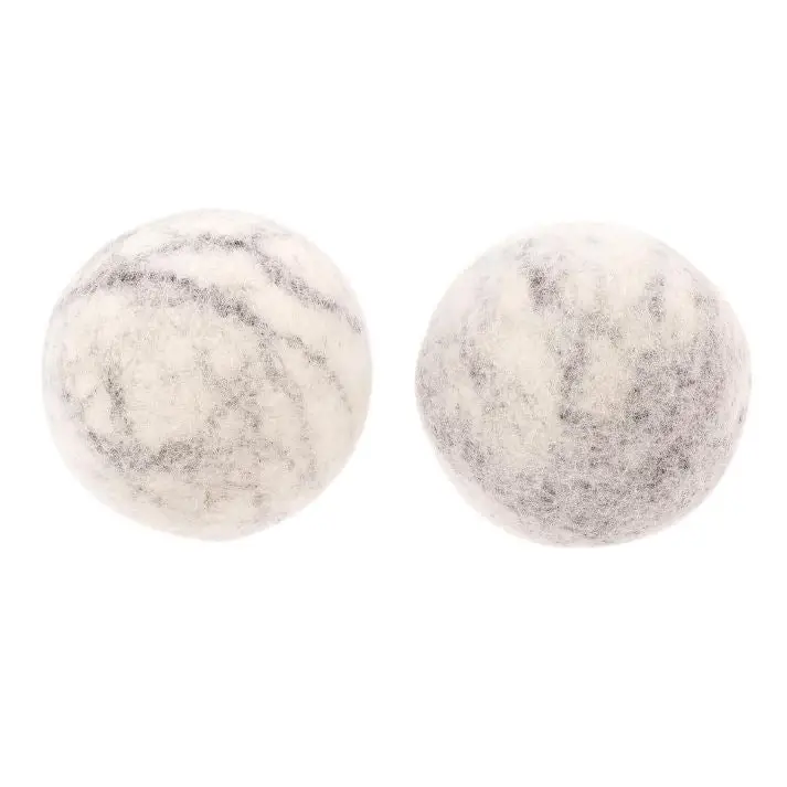 Grey Marble Wool Dryer Ball - PABOOM