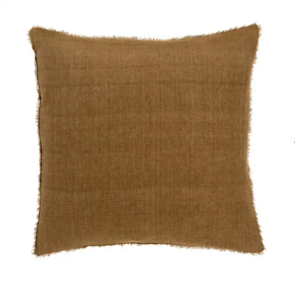 Indaba - Lina Linen Pillow Cover 24” Tawny