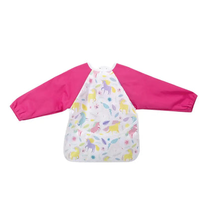 Pink Unicorn Sleeved Bib - PABOOM