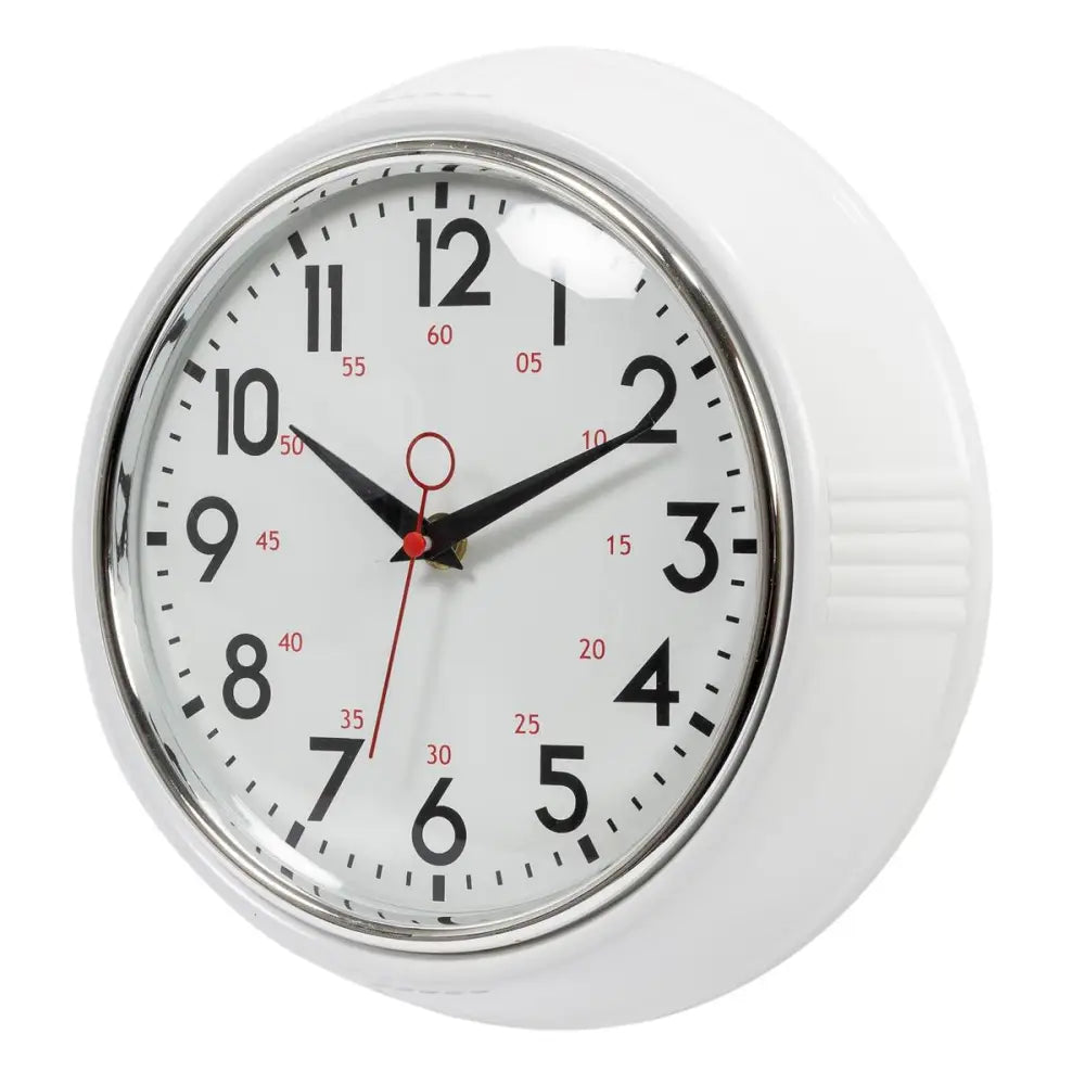 Retro White Wall Clock - PABOOM