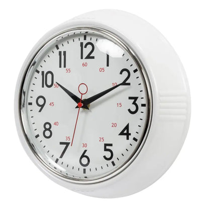Retro White Wall Clock - PABOOM