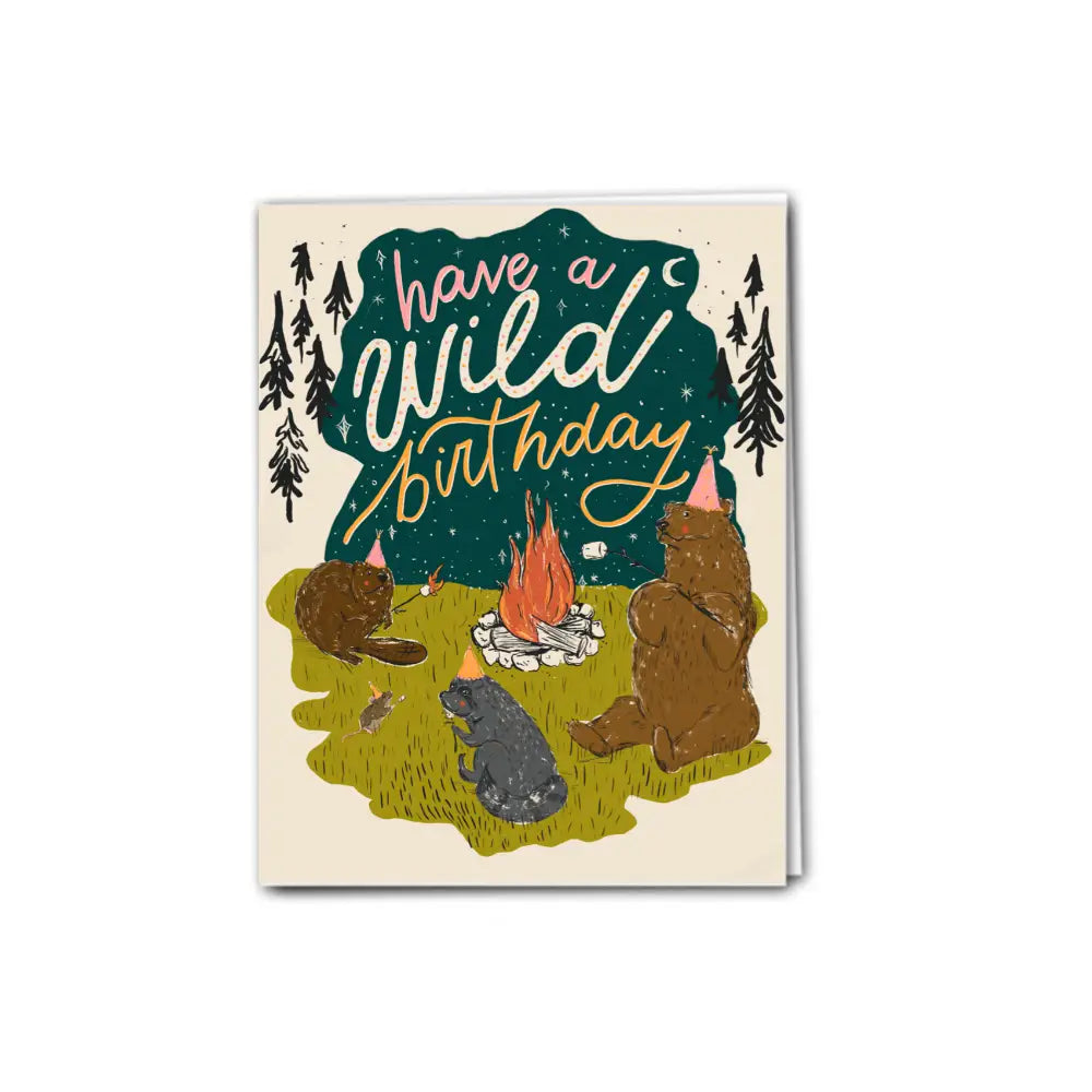 Paper Protégé - Have a wild birthday greeting card