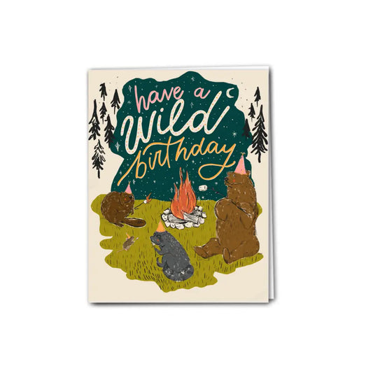 Paper Protégé - Have a wild birthday greeting card