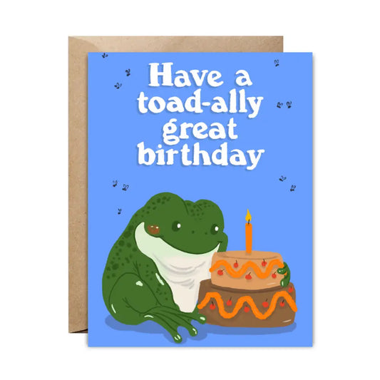 Paper Protégé - Toad-ally Great Birthday