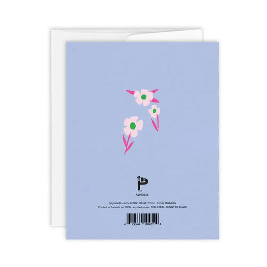 Bunny Mermaid Card - PABOOM