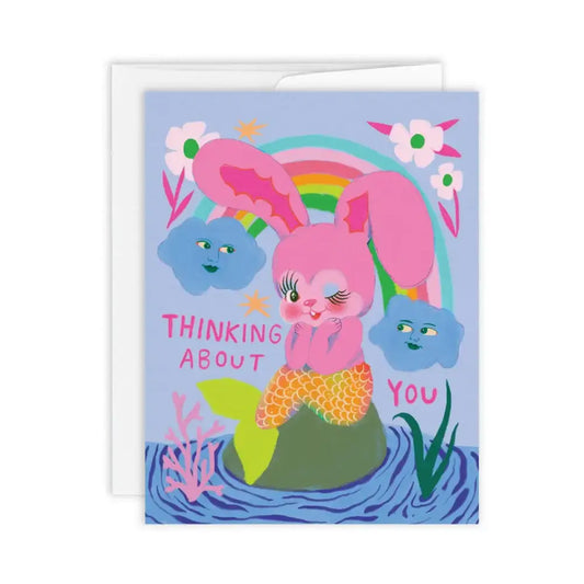 Bunny Mermaid Card - PABOOM